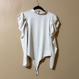 Rockin’ C Ruffled Sleeve Women's Bodysuit